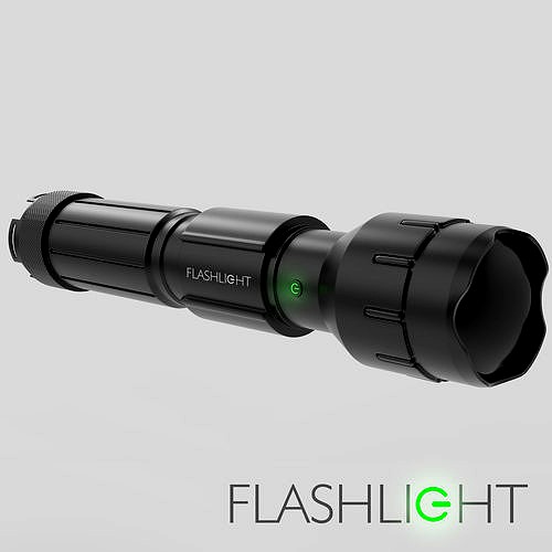 flash light design  high poly  36000 point
