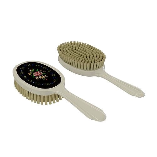 Brush with Fiber Bristles