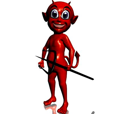 Little devil cartoon