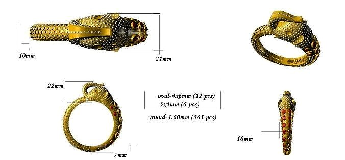 ELEPHANT BANGLE  | 3D