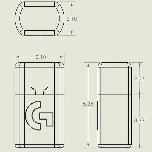 WIRELESS MOUSE CASE | 3D