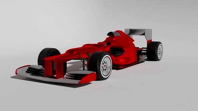 Ferrari F2012 Fernando Alonso Low-Poly 3D Model