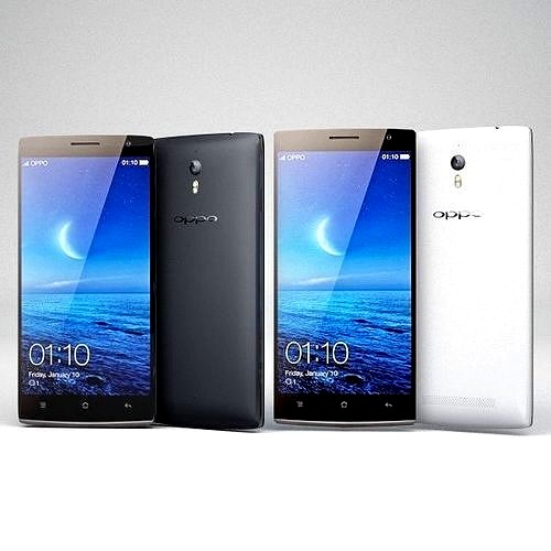 Oppo Find 7 and 7A White and Black