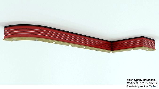 1950s Diner Modular Ceiling Elements