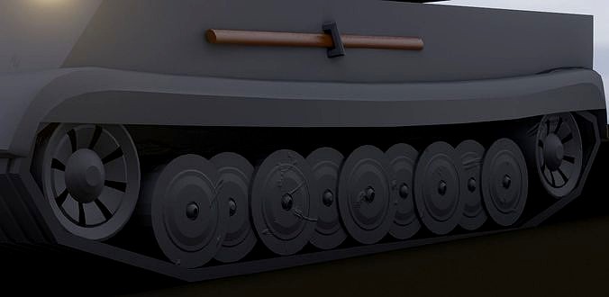 Tiger II H Low-poly
