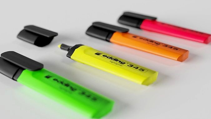 Fluorescent Highlighter Pen Edding 345