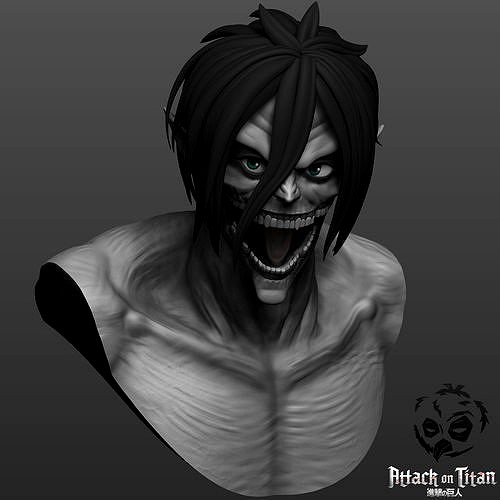 Eren from Attack on Titan in titan form | 3D