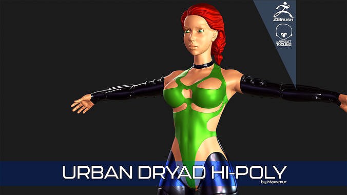 Urban Dryad High-Poly