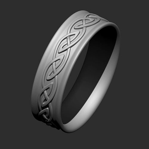 Celtic ring design for 3D printing 2 | 3D