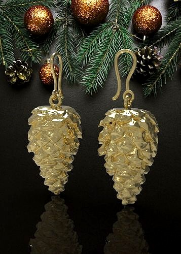 CHRISTMAS EARRINGS N -238 | 3D