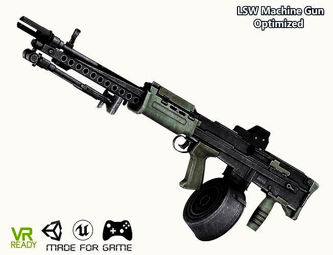 L86 LSW Machine Gun