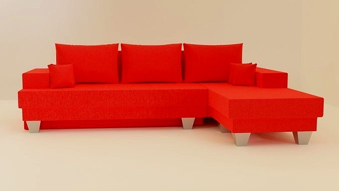 red sofa