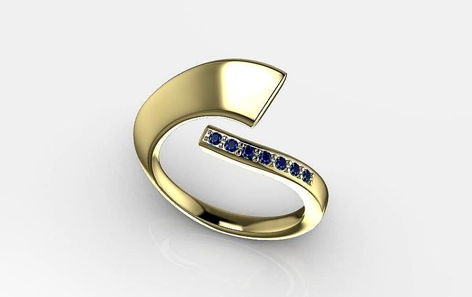 ring diamond brilliant  | 3D