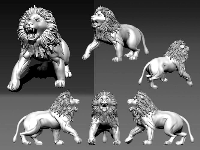 Lion sculpt in zbrush | 3D