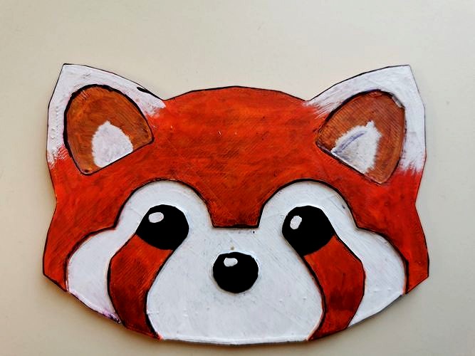 Red Panda Coaster | 3D