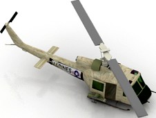 Helicopter 3D Model