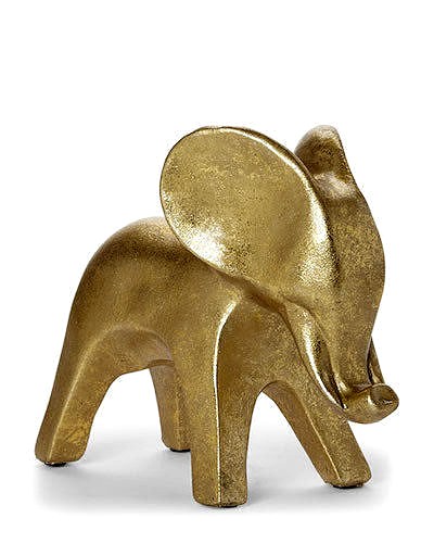 Dwell Studio Elephant Gold Objet