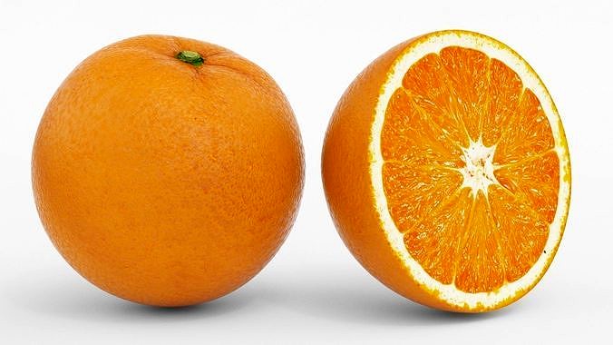 Realistic Orange Fruit