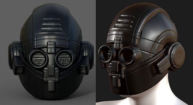 Helmet scifi fantasy futuristic military