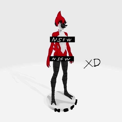 regular show margaret undressed color | 3D