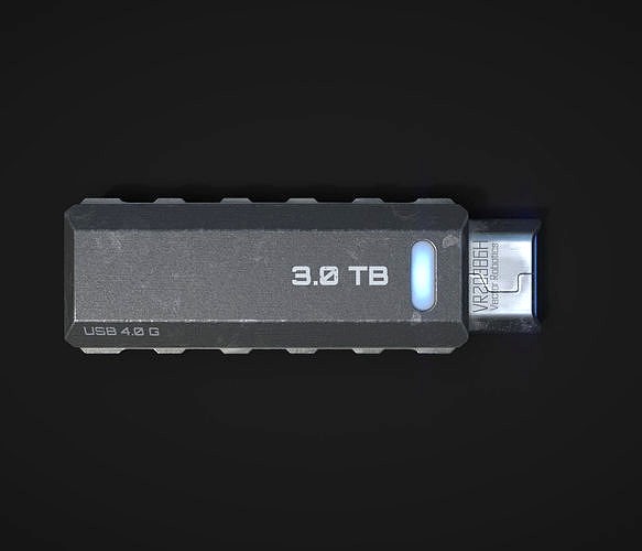 Sci-Fi USB Drive - PBR