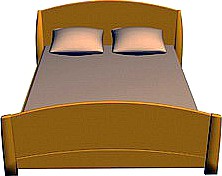 Bed 3D Model