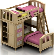Bed 3D Model
