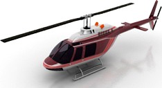 Helicopter 3D Model