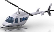 Helicopter 3D Model
