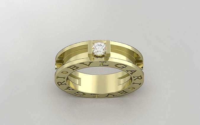 Bvlgari ring  | 3D