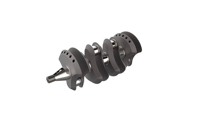 Automotive Crankshaft Part | 3D
