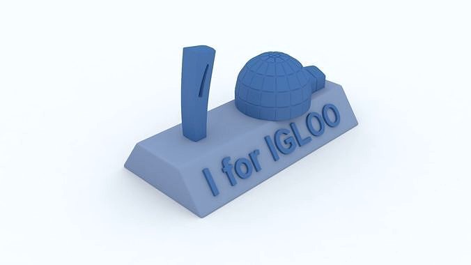 I for Igloo | 3D