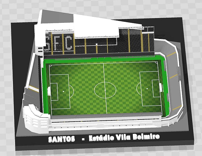 Santos FC - Vila Belmiro | 3D
