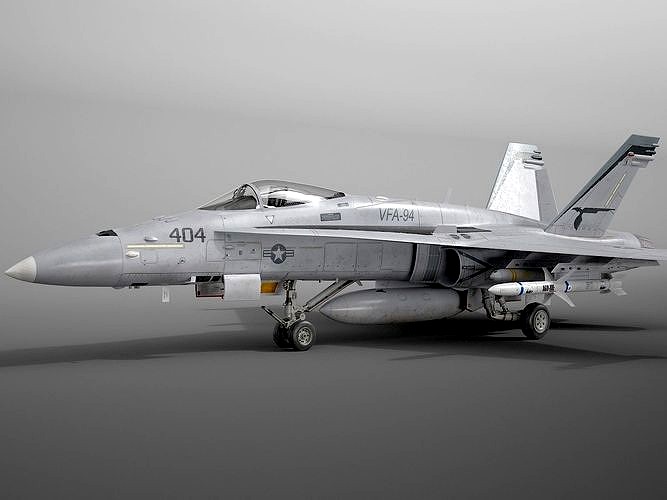 McDonnell Douglas FA-18C Hornet rigged