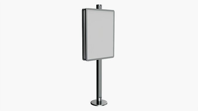 Advertising stand display mockup 01