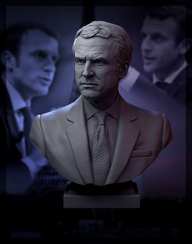 Emmanuel Macron  | 3D