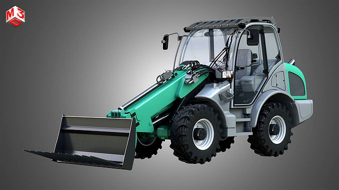 Loader KL80-8T  with Manure Fork - Front Loader