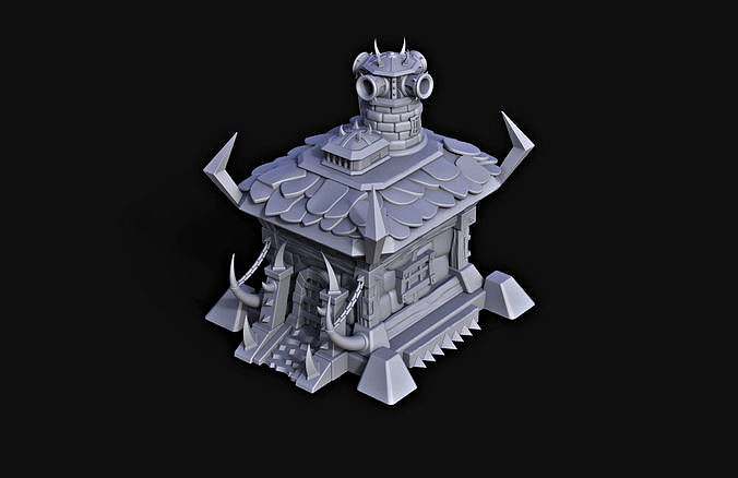 Orc Base Fortress 3D print model | 3D