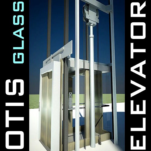 Elevator Lift 3D Model produced by OTIS