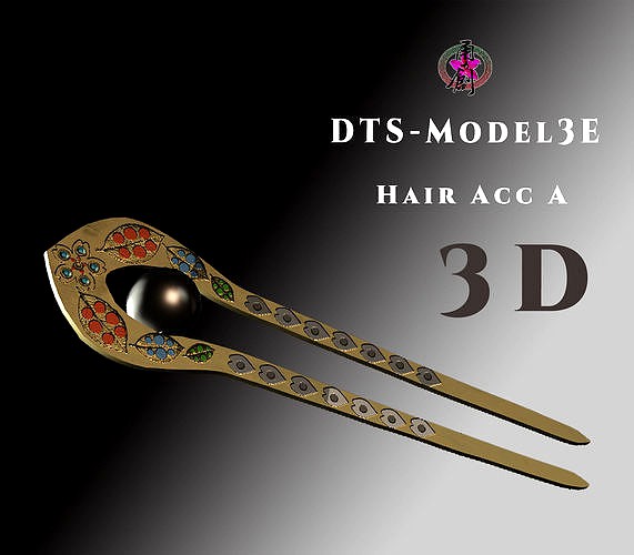 DTS - Model3E - Hair Acc B