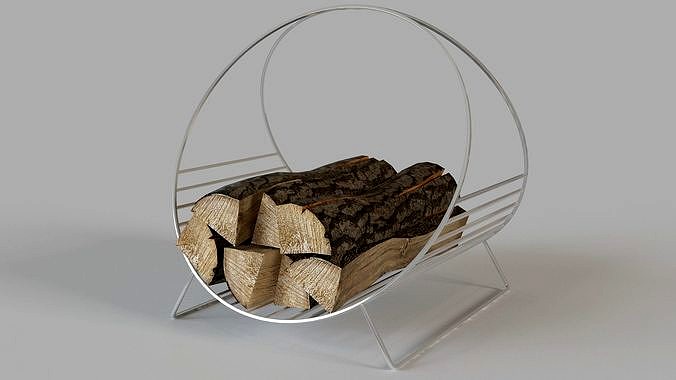 Chord Stainless Steel Log Holder