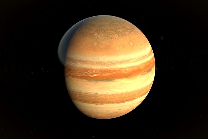 Planet Jupiter 3D Model 8K