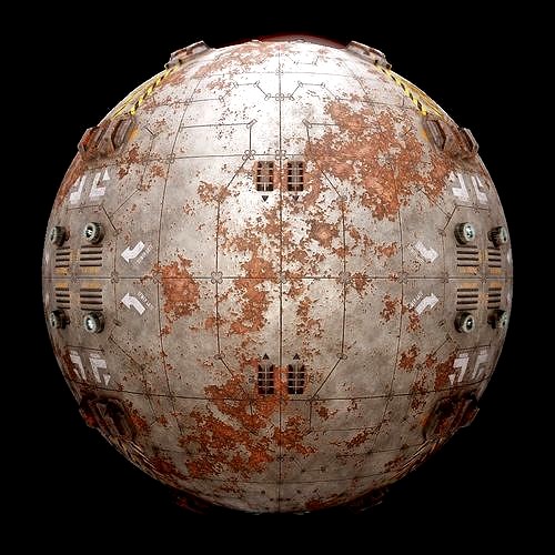 PBR Sci-Fi Industrial Texture 51