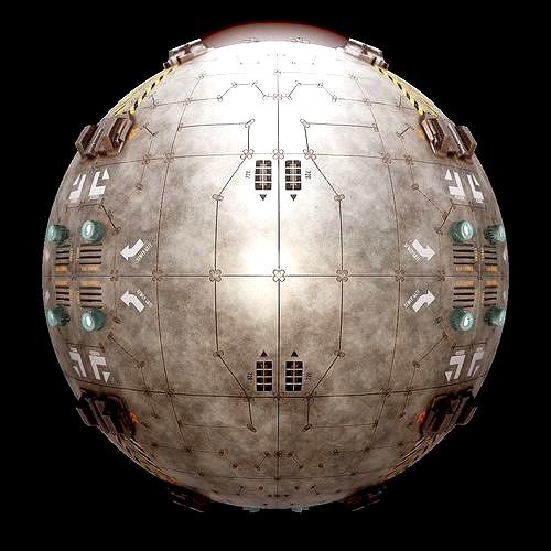 PBR Sci-Fi Industrial Texture 50