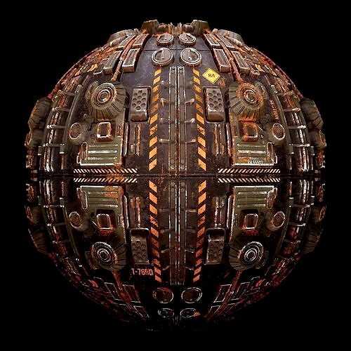 PBR Sci-Fi Industrial Texture 23