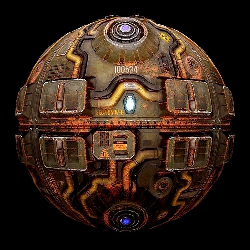 PBR Sci-Fi Industrial Texture 13