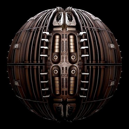 PBR Sci-Fi Industrial Texture 05