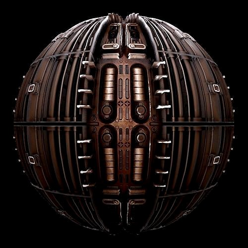 PBR Sci-Fi Industrial Texture 01