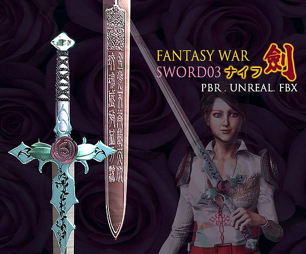 Weapon - Fantasy War - Sword 03