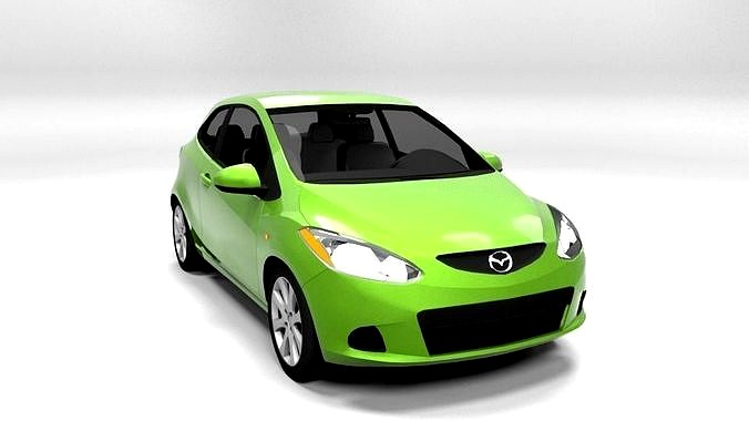 MAZDA 2 3DR 2009 LOWPOLY